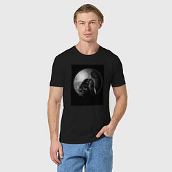 Футболка хлопковая мужская Дарт Вейдер звезда смерти, цвет: черный — фото 2