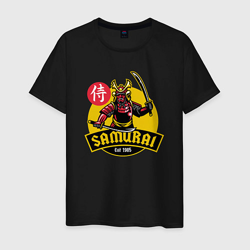 Мужская футболка Samurai 1985 / Черный – фото 1
