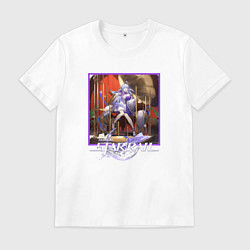 Футболка хлопковая мужская Зарянка, цвет: белый