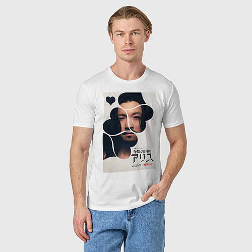 Мужская футболка Алиса в пограничье Шляпник / Белый – фото 3