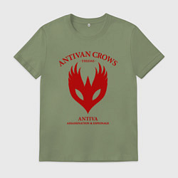 Футболка хлопковая мужская Antivan Crows - Dragon Age, цвет: авокадо