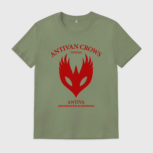 Мужская футболка Antivan Crows - Dragon Age / Авокадо – фото 1