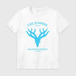 Футболка хлопковая мужская Veil Jumpers - Dragon Age, цвет: белый