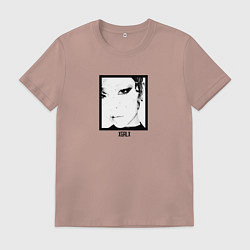 Футболка хлопковая мужская Xg Idol, цвет: пыльно-розовый