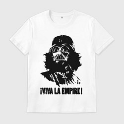 Футболка хлопковая мужская Vader - viva la empire, цвет: белый