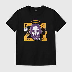 Футболка хлопковая мужская Black mamba 24, цвет: черный