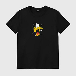 Футболка хлопковая мужская Daffy, цвет: черный