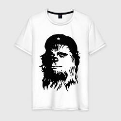 Футболка хлопковая мужская Star wars - Chewie Guevara, цвет: белый