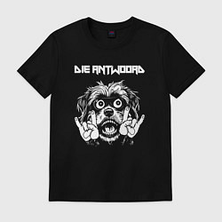Футболка хлопковая мужская Die Antwoord rock dog, цвет: черный
