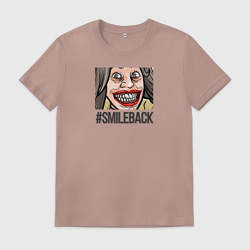 Мужская футболка Smileback / Пыльно-розовый – фото 1