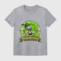 Футболка хлопковая мужская Риктобирфест, цвет: меланж