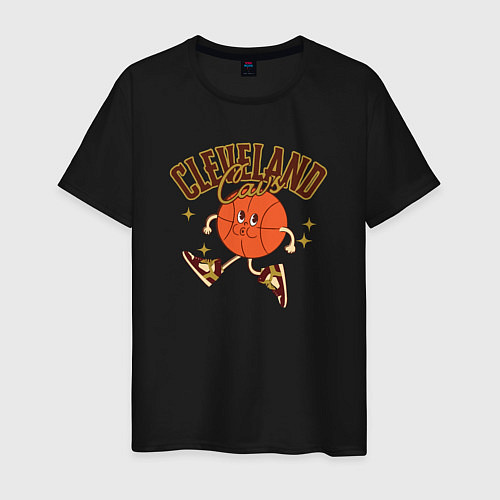 Мужская футболка Cleveland Cavs / Черный – фото 1