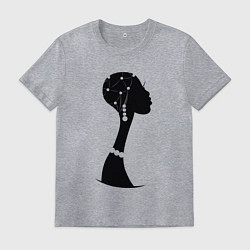 Футболка хлопковая мужская Woman Africa, цвет: меланж