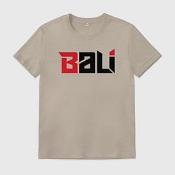 Футболка хлопковая мужская Bali, цвет: миндальный