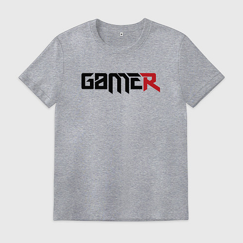 Мужская футболка Gamer / Меланж – фото 1