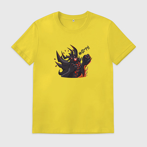 Мужская футболка Главный герой Dota 2 / Желтый – фото 1