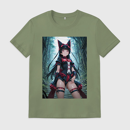 Мужская футболка Рори Меркурия в лесу / Авокадо – фото 1