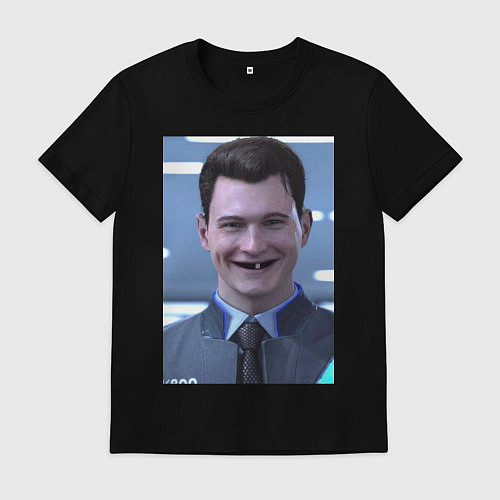 Мужская футболка Коннор мем / Черный – фото 1