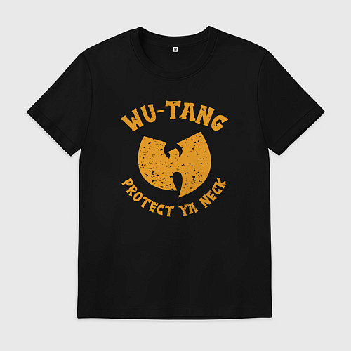 Мужская футболка Wu-Tang protect ya neck / Черный – фото 1