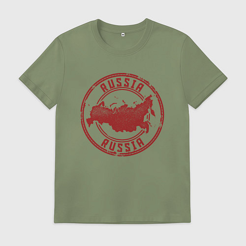 Мужская футболка Россия / Авокадо – фото 1