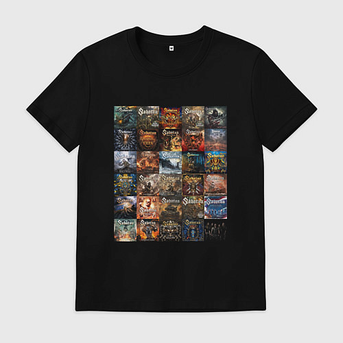 Мужская футболка Sabaton - обложки / Черный – фото 1