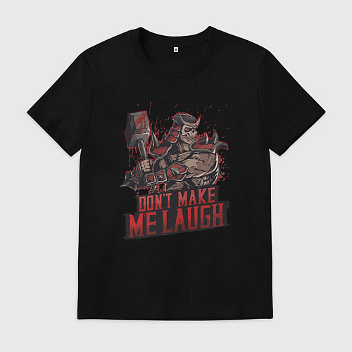 Мужская футболка Шао Кан не заставляй меня смеяться / Черный – фото 1