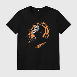 Футболка хлопковая мужская Джейсон, цвет: черный
