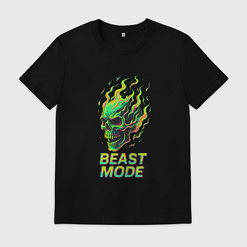 Мужская футболка Режим зверя / Черный – фото 1