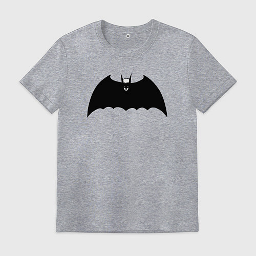 Мужская футболка Dark Batman / Меланж – фото 1