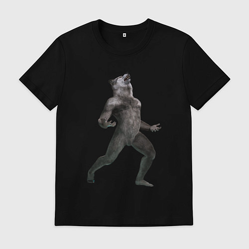 Мужская футболка Ночной оборотень / Черный – фото 1