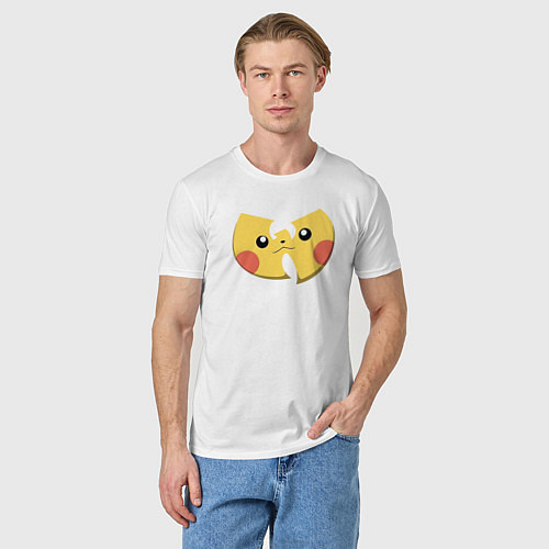Мужская футболка Wu-tang Pikachu / Белый – фото 3