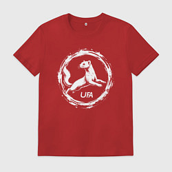 Футболка хлопковая мужская Куница ufa, цвет: красный