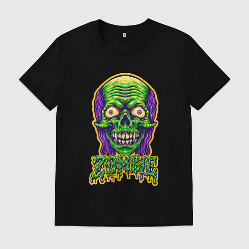 Мужская футболка Evil zombie / Черный – фото 1