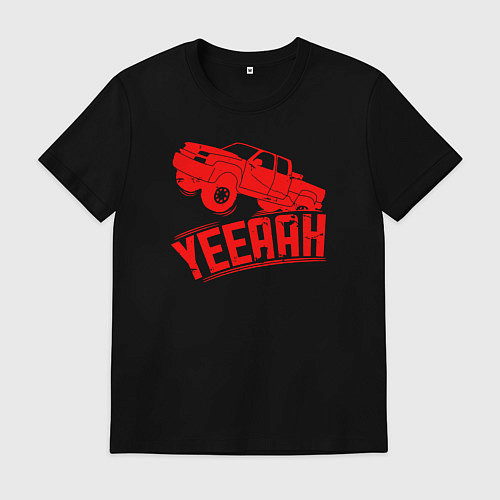 Мужская футболка Car yeeaah / Черный – фото 1