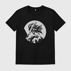 Футболка хлопковая мужская Street Batman, цвет: черный