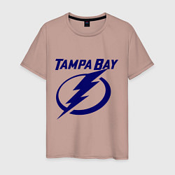 Футболка хлопковая мужская HC Tampa Bay, цвет: пыльно-розовый