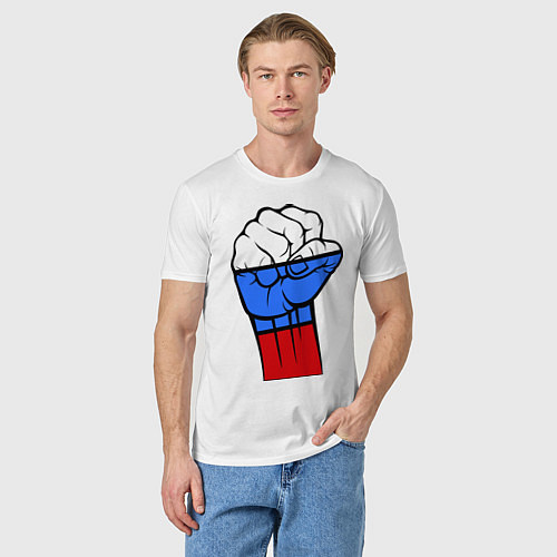 Мужская футболка Русский дух / Белый – фото 3