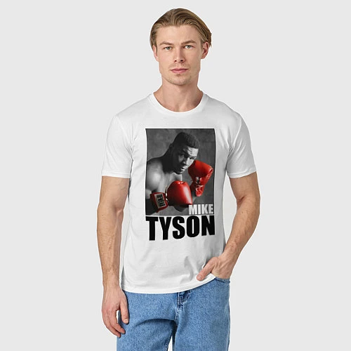 Мужская футболка Mike Tyson / Белый – фото 3
