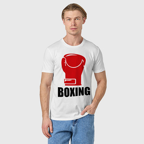 Мужская футболка Boxing Rage / Белый – фото 3