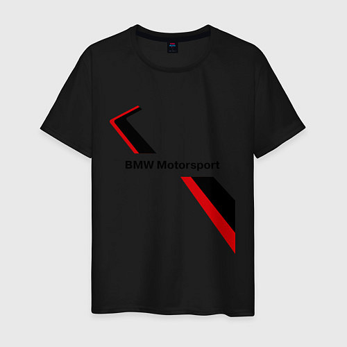 Мужская футболка BMW: Red Motorsport / Черный – фото 1