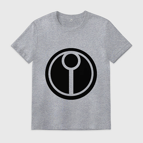 Мужская футболка Герб Тау / Меланж – фото 1