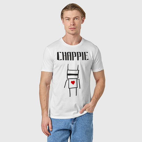 Мужская футболка Chappie / Белый – фото 3