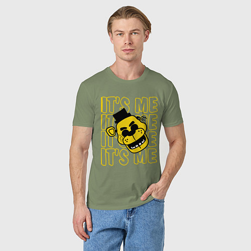 Мужская футболка It's me Freddy / Авокадо – фото 3