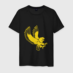 Футболка хлопковая мужская Eagle attak, цвет: черный