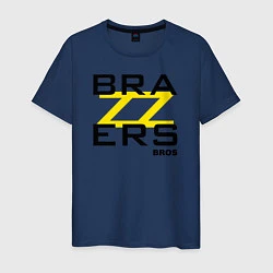 Футболка хлопковая мужская Brazzers Bros, цвет: тёмно-синий