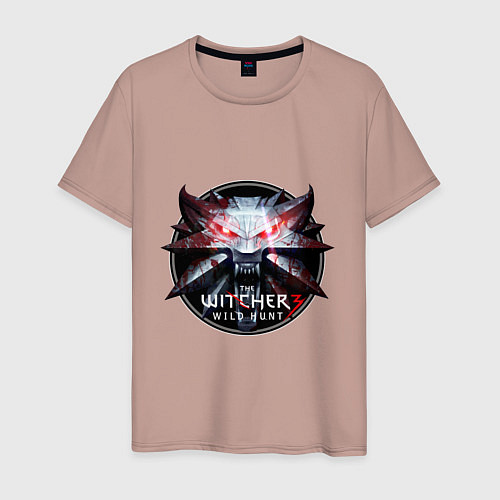 Мужская футболка The Witcher 3 / Пыльно-розовый – фото 1