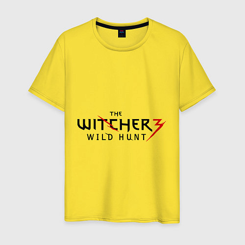 Мужская футболка The Witcher 3 / Желтый – фото 1