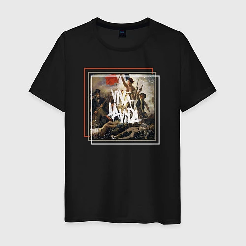 Мужская футболка Viva La Vida / Черный – фото 1