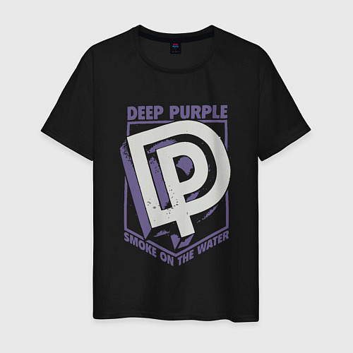 Мужская футболка Deep Purple: Smoke on the water / Черный – фото 1