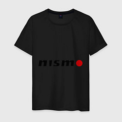 Футболка хлопковая мужская Nissan nismo, цвет: черный